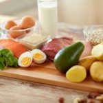 natural rich in protein food on table